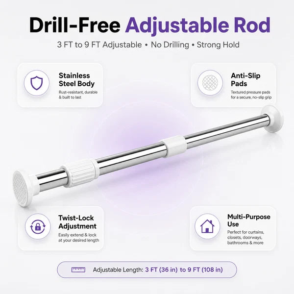 𝗨𝗽𝘀𝘁𝗼𝗿𝗲'𝘀™ 𝗦𝗽𝗮𝗰𝗲𝗦𝗮𝘃𝗲𝗿 𝗔𝗱𝗷𝘂𝘀𝘁𝗮𝗯𝗹𝗲 𝗥𝗼𝗱