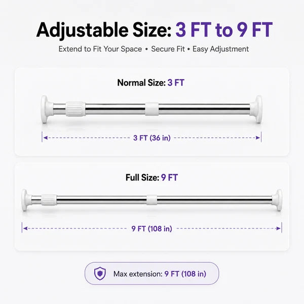 𝗨𝗽𝘀𝘁𝗼𝗿𝗲'𝘀™ 𝗦𝗽𝗮𝗰𝗲𝗦𝗮𝘃𝗲𝗿 𝗔𝗱𝗷𝘂𝘀𝘁𝗮𝗯𝗹𝗲 𝗥𝗼𝗱